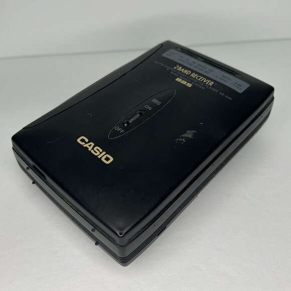 CASIO AS-51R VTG Walkman Stereo AM/FM Radio Portable Cassette Player - Picture 9 of 10